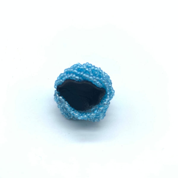 Beaded Ring-Blue Variation 5