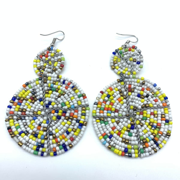 Beaded Earrings-Multi Colour 11