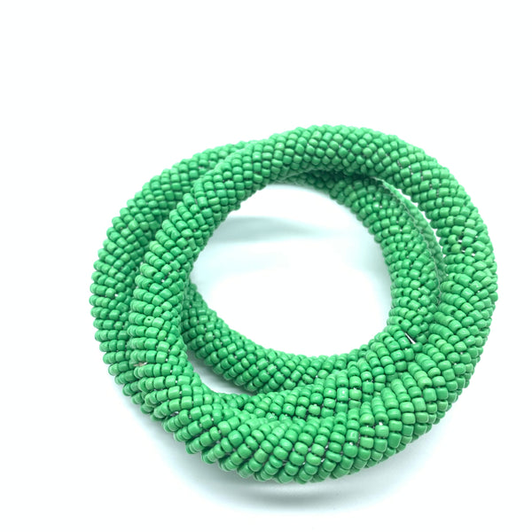 Beaded Bangle-Green 3