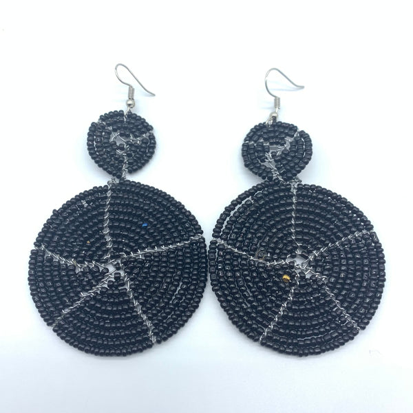 Beaded Earrings- Black Variation 3