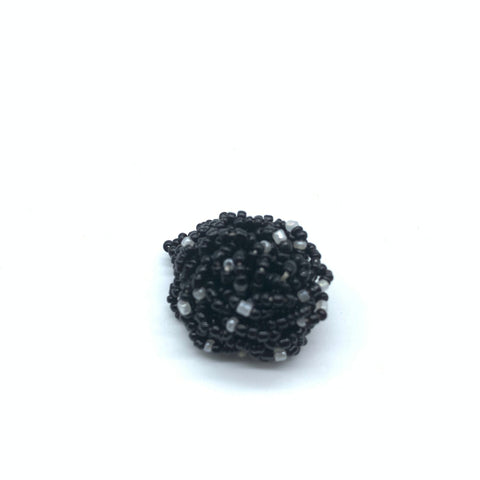 Beaded Ring-Black Variation 2