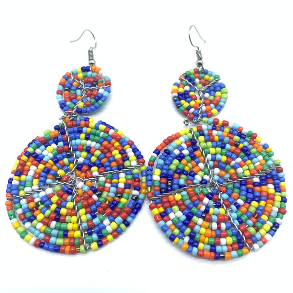 Beaded Earrings-Multi Colour 5