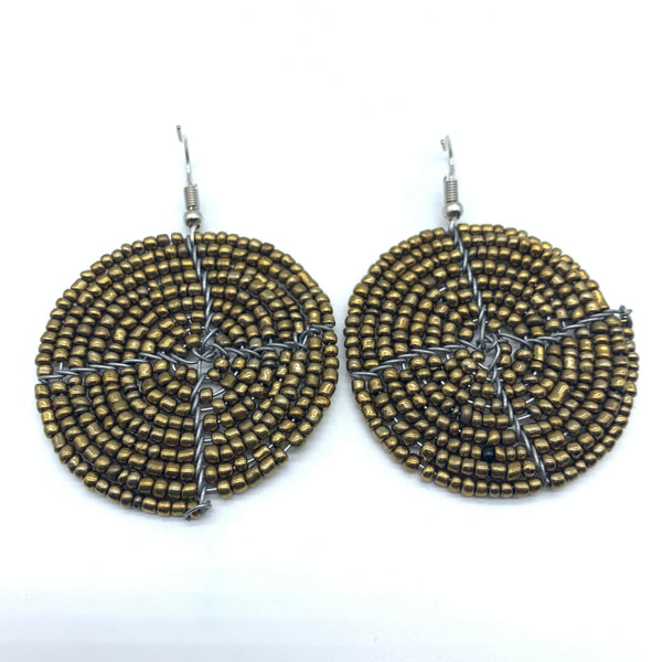 Beaded Earrings Duni-Gold 2