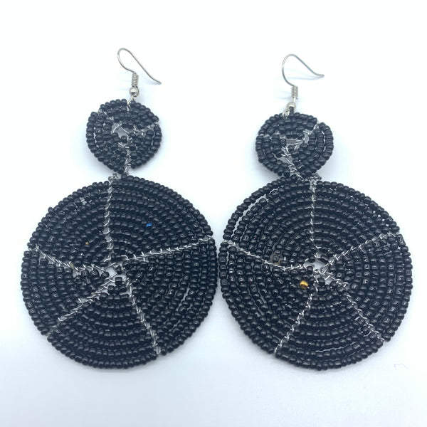 Beaded Earrings- Black Variation 3