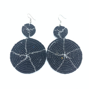 Beaded Earrings- Black Variation 3