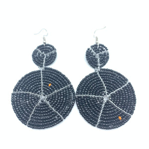 Beaded Earrings- Black Variation 2