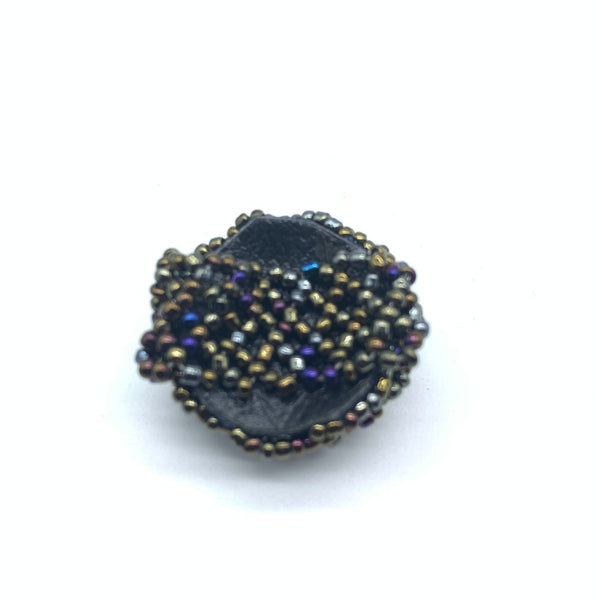 Beaded Ring- Metallic Multi Colour Variation  2