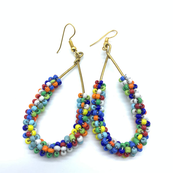 Beaded Earrings Nuru-Multi Colour 2