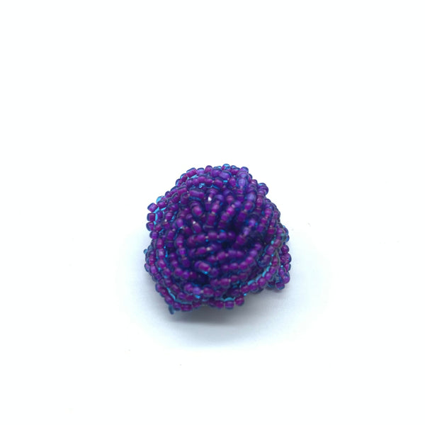 Beaded Ring- Purple Variation