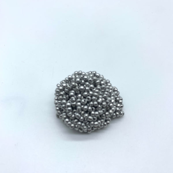 Beaded Ring- Silver Variation