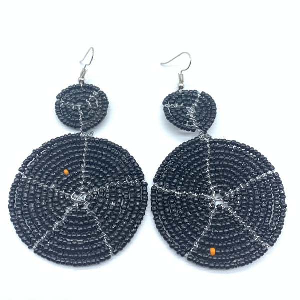 Beaded Earrings- Black Variation 2