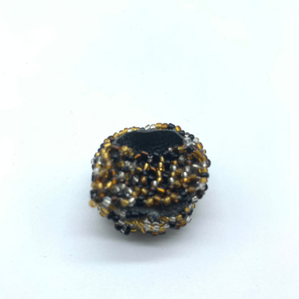 Beaded Ring-Brown Variation 4