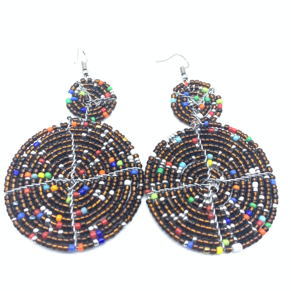 Beaded Earrings-Multi Colour 6