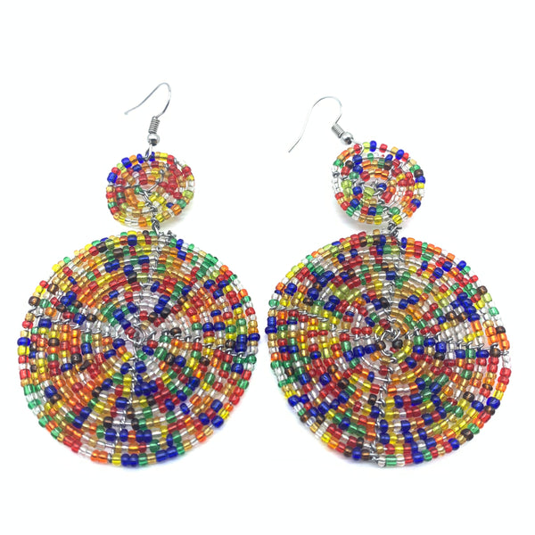 Beaded Earrings-Multi Colour  4