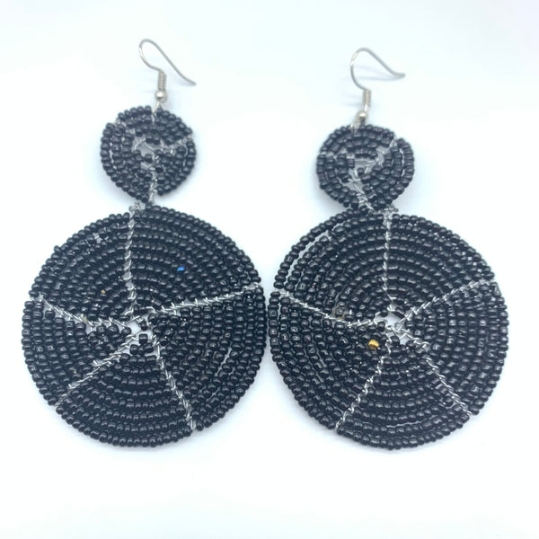 Beaded Earrings- Black Variation 3