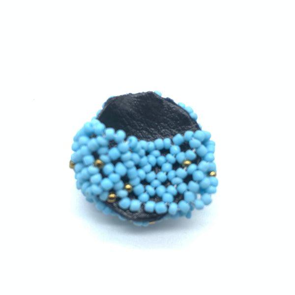 Beaded Ring-Blue Variation 4