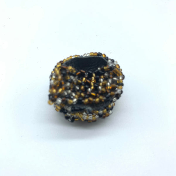 Beaded Ring-Brown Variation 4