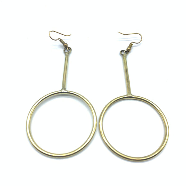 Brass Earrings-Zali