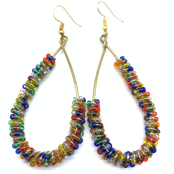 Beaded Earrings Nuru-Multi Colour