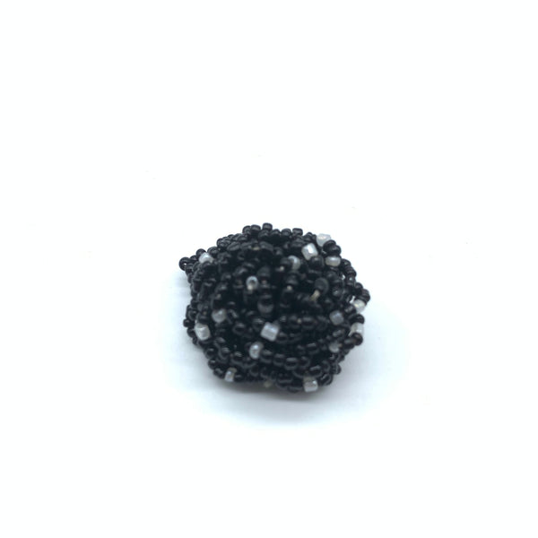 Beaded Ring-Black Variation 2