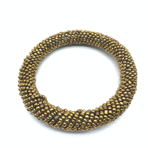 Beaded Bangle-Gold 4