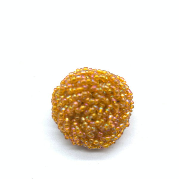 Beaded Ring-Orange Variation