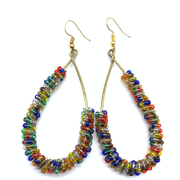 Beaded Earrings Nuru-Multi Colour