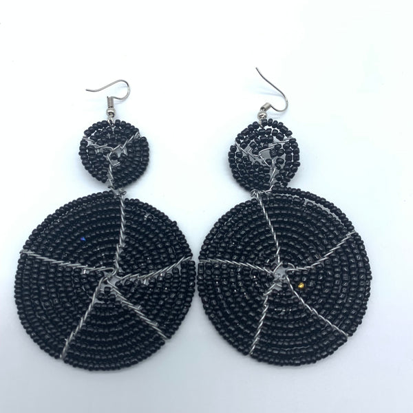 Beaded Earrings- Black Variation 3