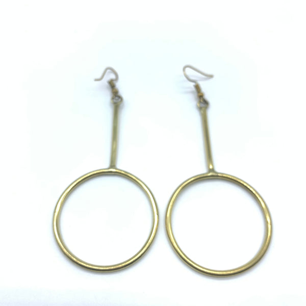 Brass Earrings-Zali