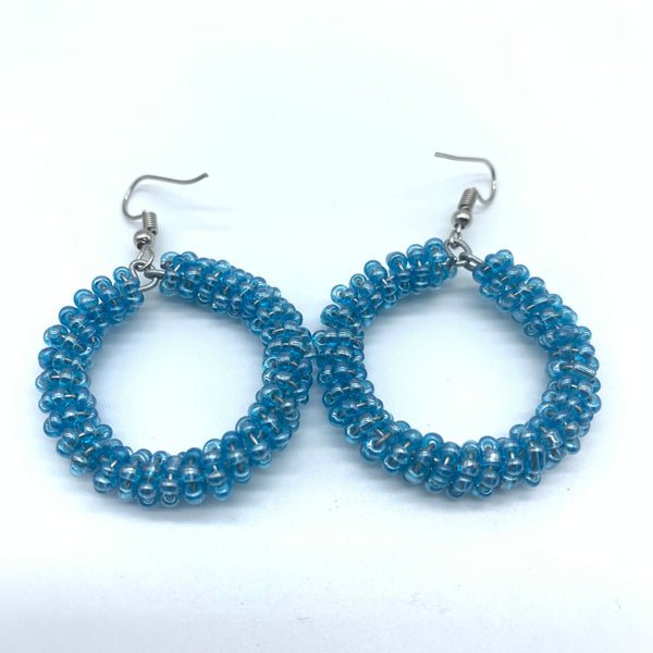 Beaded Earrings Kaweria-Blue 2