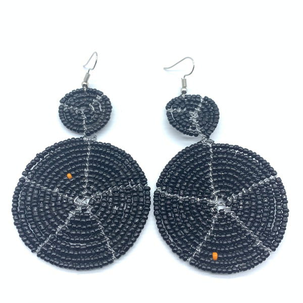 Beaded Earrings- Black Variation 2