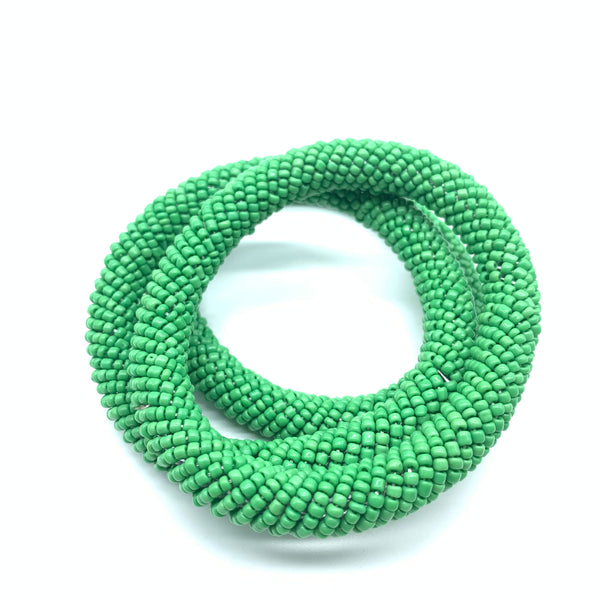 Beaded Bangle-Green 3