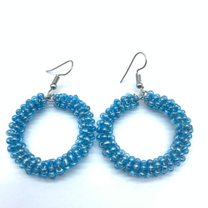 Beaded Earrings Kaweria-Blue 2