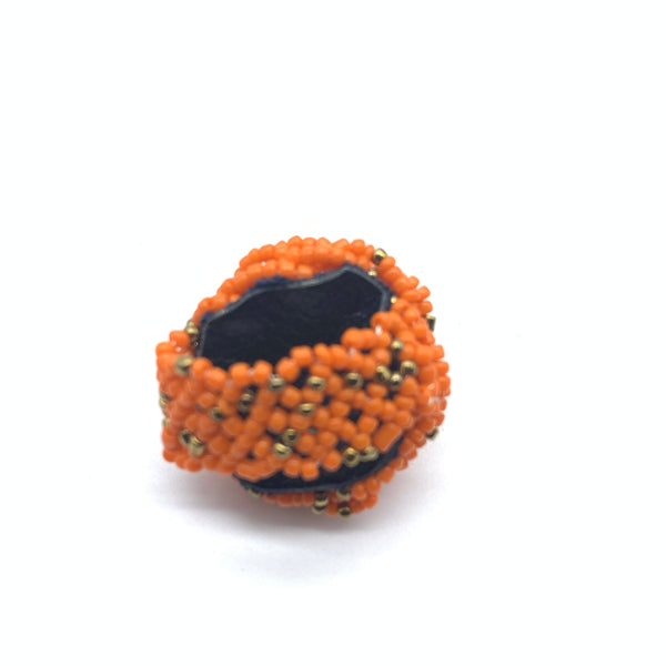 Beaded Ring-Orange Variation 2