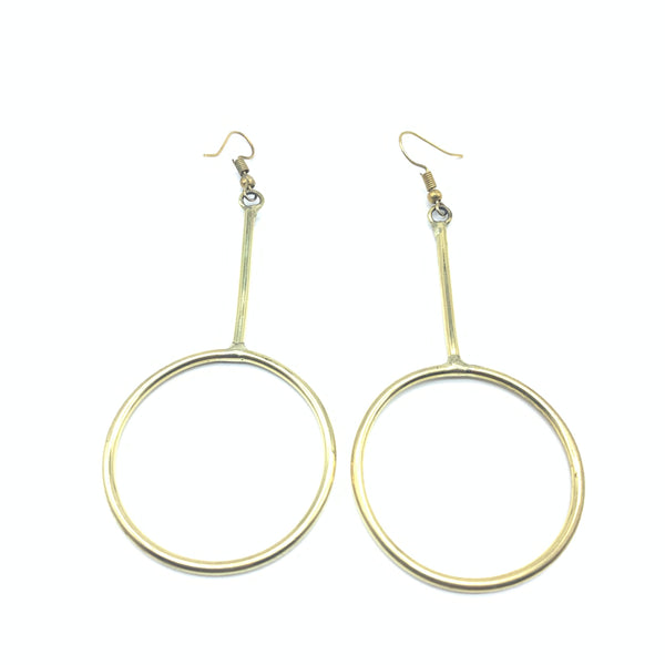 Brass Earrings-Zali