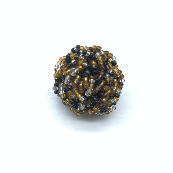 Beaded Ring-Brown Variation 4