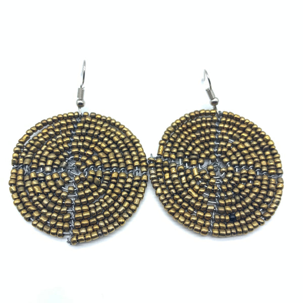 Beaded Earrings Duni-Gold 2