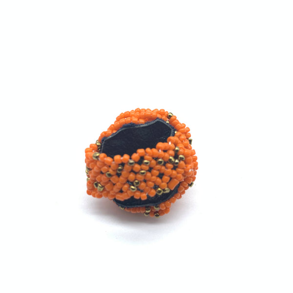 Beaded Ring-Orange Variation 2