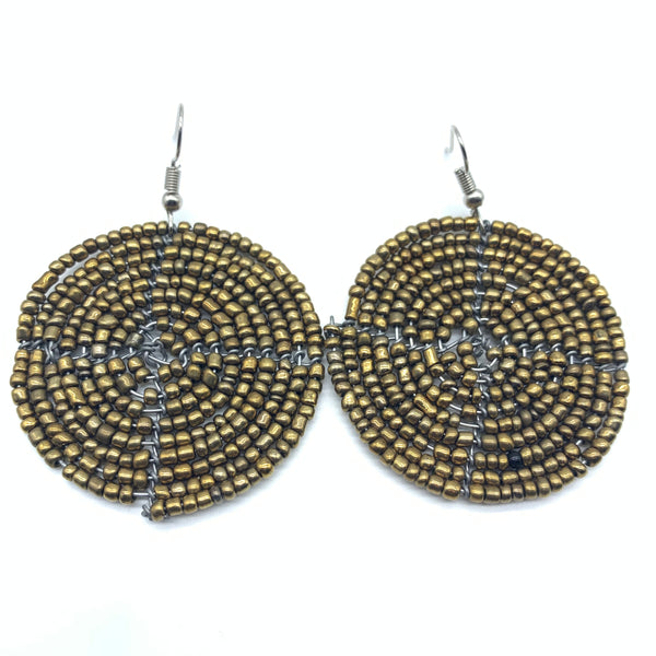 Beaded Earrings Duni-Gold 2