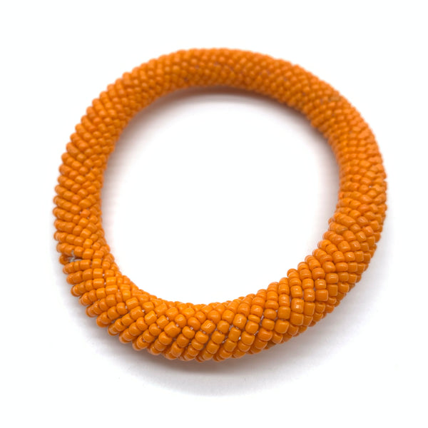 Beaded Bangle-Orange