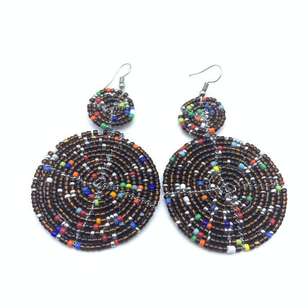 Beaded Earrings-Multi Colour 6