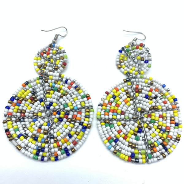 Beaded Earrings-Multi Colour 11