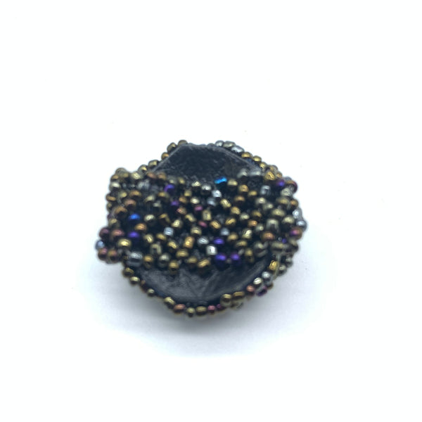 Beaded Ring- Metallic Multi Colour Variation  2