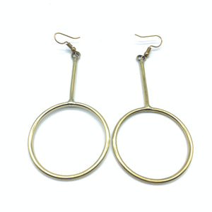 Brass Earrings-Zali