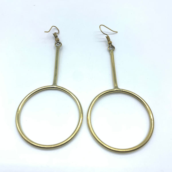 Brass Earrings-Zali