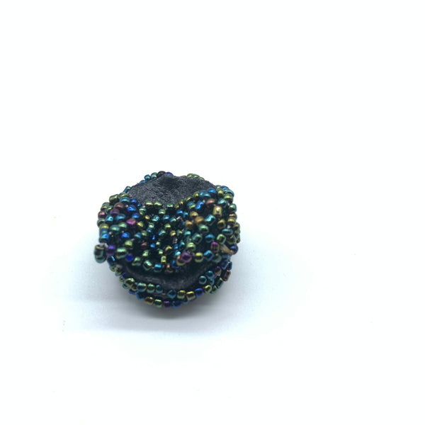 Beaded Ring- Metallic Multi Colour Variation