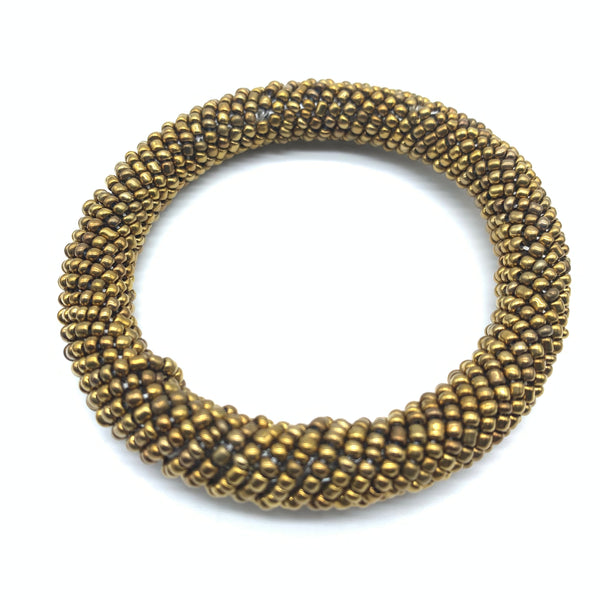 Beaded Bangle-Gold 4