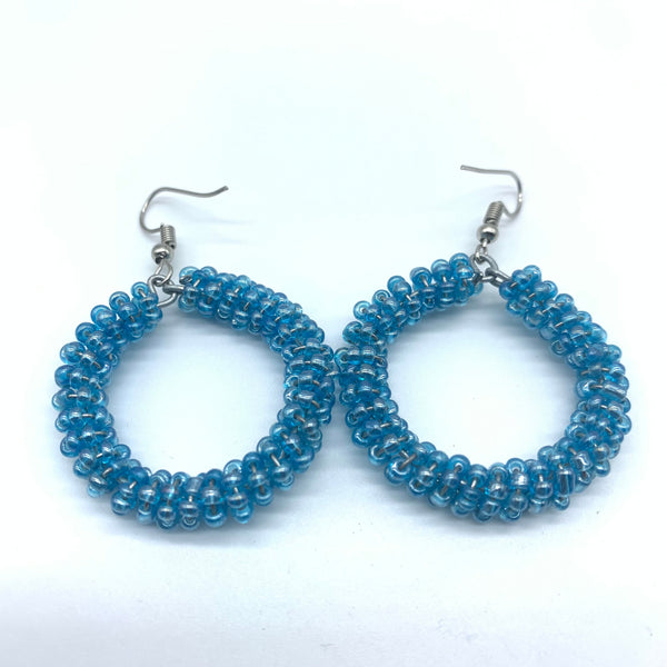 Beaded Earrings Kaweria-Blue 2