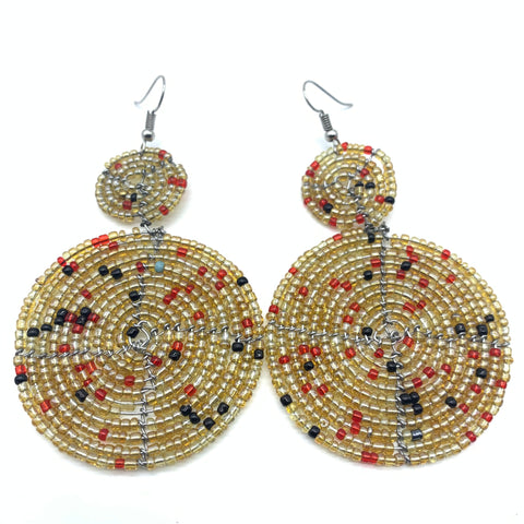 Beaded Earrings- Champagne Variation 2