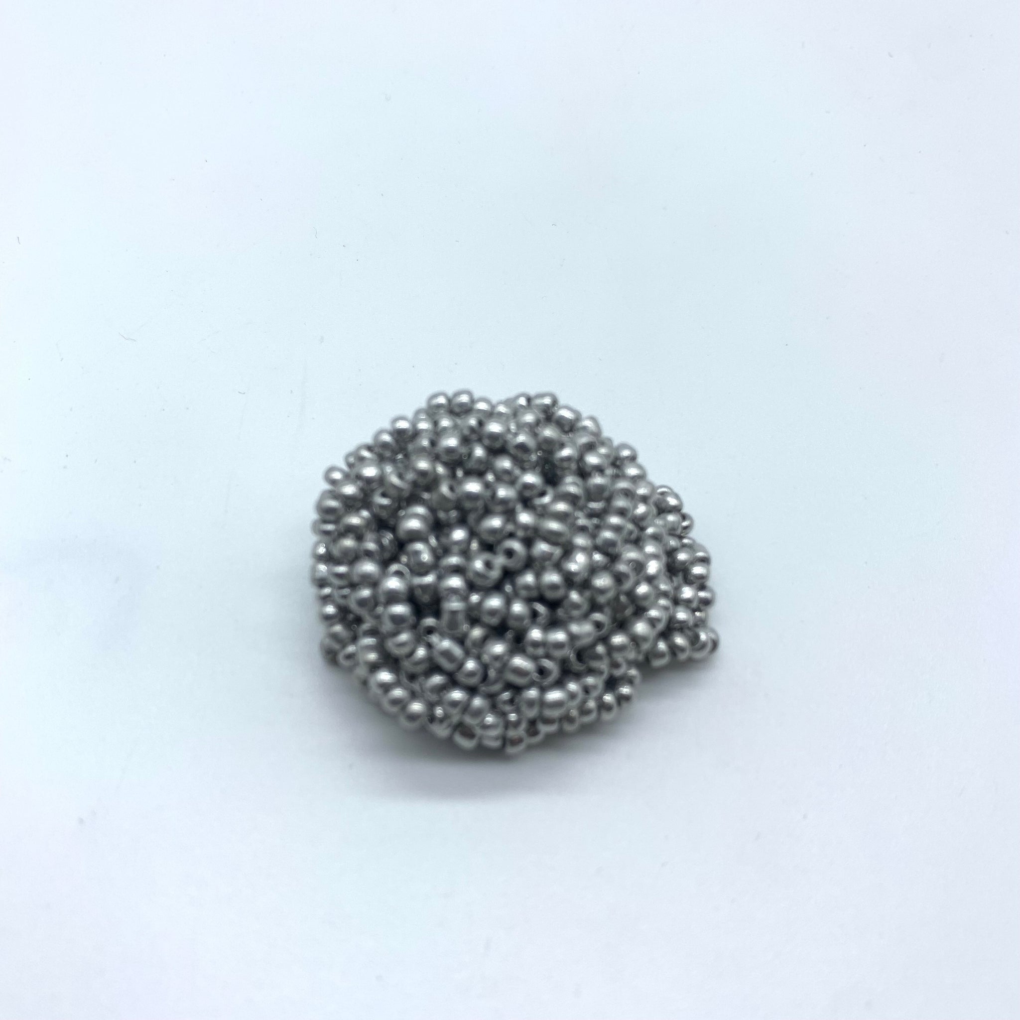 Beaded Ring- Silver Variation